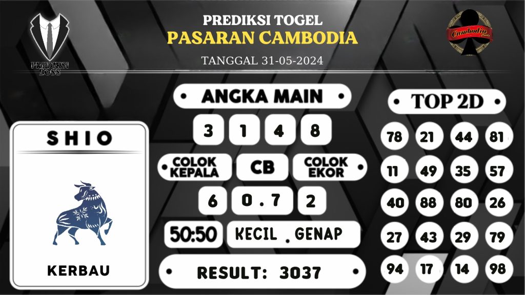 https://prediksibossbrew.com/prediksi-boss-togel-cambodia-jumat-31-mei-2024/