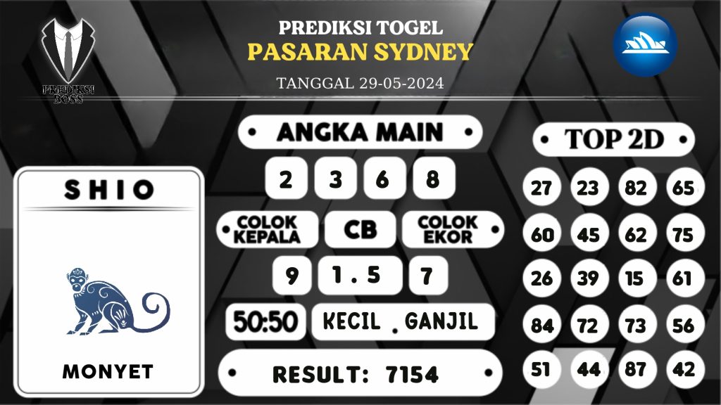 https://prediksibossbrew.com/prediksi-boss-togel-sidney-rabu-29-mei-2024/