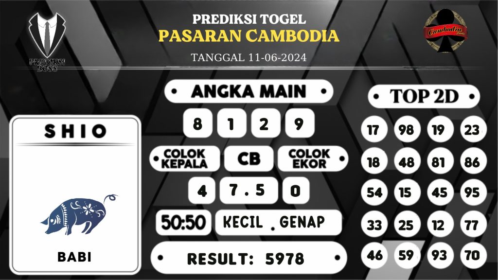 https://prediksibossbrew.com/prediksi-boss-togel-cambodia-selasa-11-juni-2024/