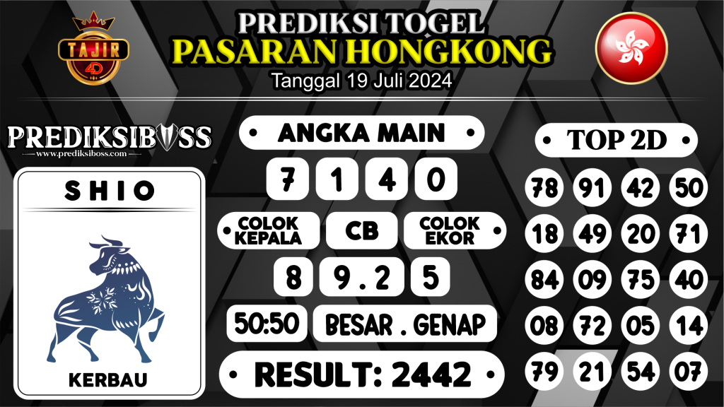 https://prediksibossbrew.com/prediksi-boss-togel-hongkong-jumat-19-juli-2024/