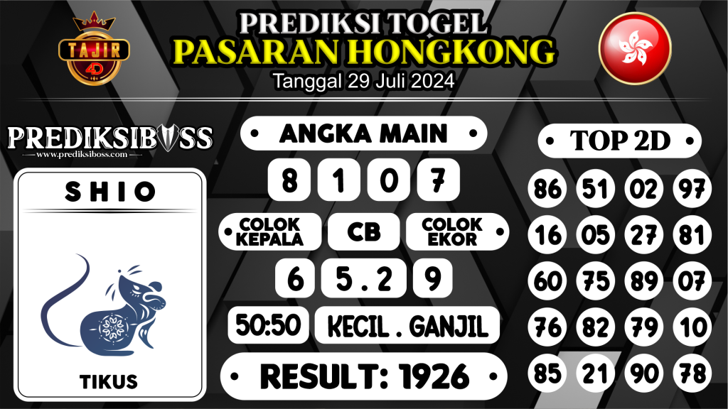 https://prediksibossbrew.com/prediksi-boss-togel-hongkong-senin-29-juli-2024/