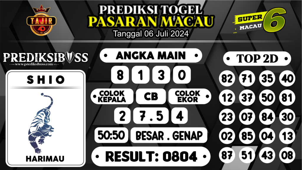 https://prediksibossbrew.com/prediksi-boss-togel-macau-sabtu-06-juli-2024/