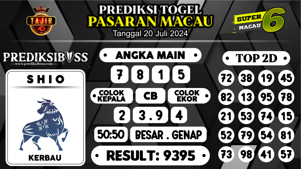 https://prediksibossbrew.com/prediksi-boss-togel-macau-sabtu-20-juli-2024/