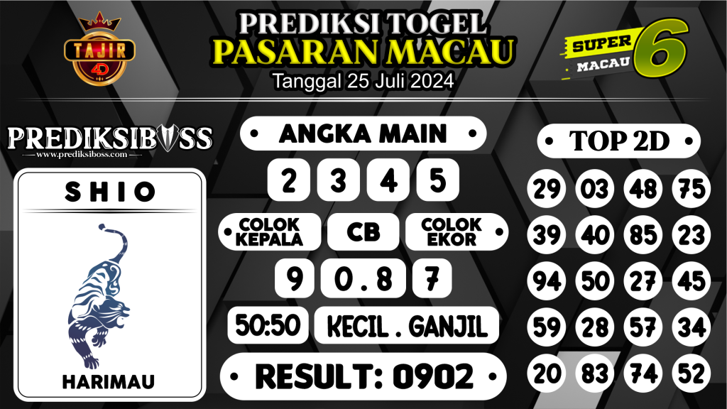 https://prediksibossbrew.com/prediksi-boss-togel-macau-kamis-25-juli-2024/