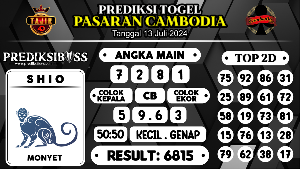 https://prediksibossbrew.com/prediksi-boss-togel-cambodia-sabtu-13-juli-2024/