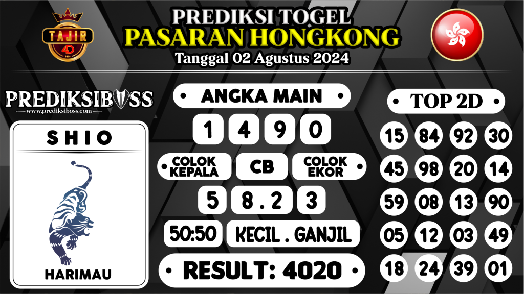 https://prediksibossbrew.com/prediksi-boss-togel-hongkong-jumat-02-agustus-2024/