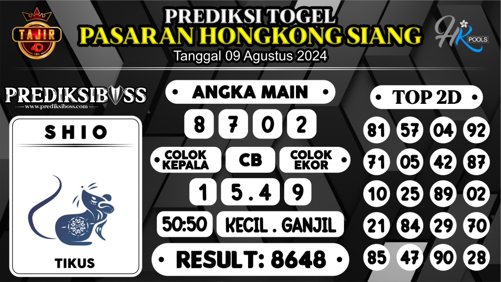 https://prediksibossbrew.com/prediksi-boss-togel-hk-siang-jumat-09-agustus-2024/