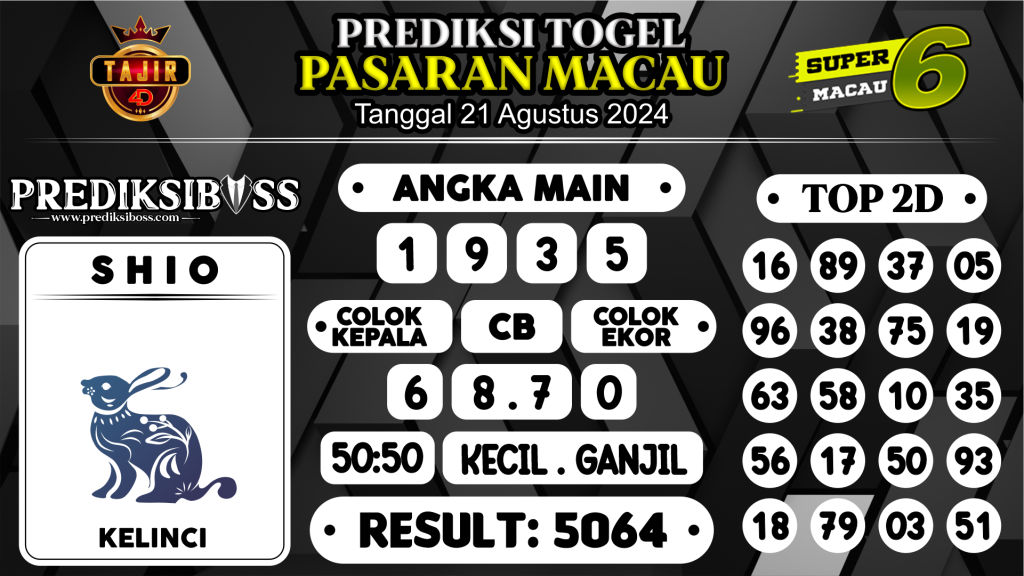 https://prediksibossbrew.com/prediksi-boss-togel-macau-rabu-21-agustus-2024/